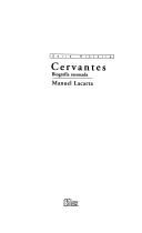 Cover of: Cervantes by Manuel Lacarta