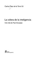 Cover of: La cólera de la inteligencia: una vida de Paul Groussac