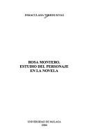 Cover of: Rosa Montero: estudio del personaje en la novela