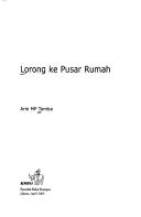 Cover of: Lorong ke pusar rumah