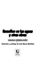 Cover of: Remolino en las aguas y otras obras