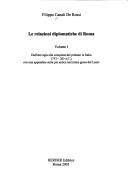 Cover of: Le relazioni diplomatiche di Roma