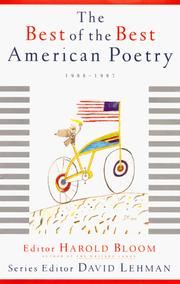 Cover of: The BEST OF THE BEST AMERICAN POETRY by 