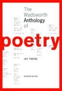 Cover of: The Wadsworth anthology of poetry