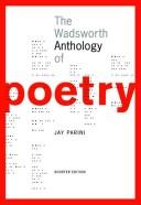 Cover of: The Wadsworth anthology of poetry by [compiled by] Jay Parini.