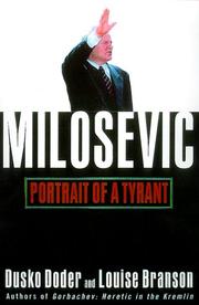 Cover of: Milosevic by Dusko Doder