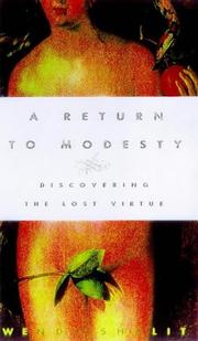 Cover of: A return to modesty by Wendy Shalit