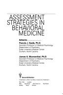 Cover of: Assessment strategies in behavioral medicine