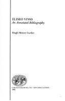 Cover of: Eliseo Vivas | Hugh Mercer Curtler