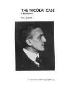 Cover of: The Nicolai case: a biography