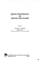Cover of: Social psychology of health and illness