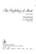 Cover of: The Psychology of music