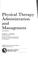 Cover of: Physical therapy administration and management