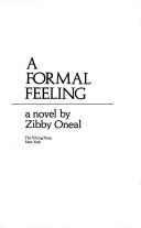 Cover of: A formal feeling: a novel