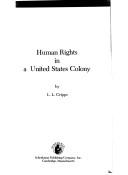 Cover of: Human rights in a United States colony