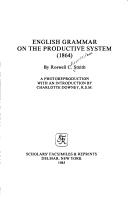 English grammar on the productive system