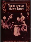 Cover of: Family forms in historic Europe