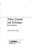 Cover of: Values concepts and techniques | 