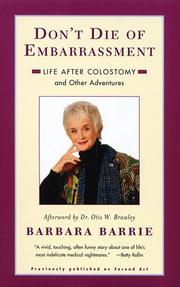 Cover of: Don't Die of Embarrassment by Barbara Barrie