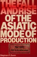 Cover of: fall and rise of the Asiatic mode of production