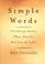 Cover of: Simple Words