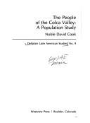 Cover of: The people of the Colca Valley by Noble David Cook