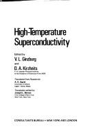 Cover of: High-temperature superconductivity by V. L. Ginzburg, A. K. Agyei, Joseph Leon Birman