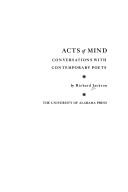 Cover of: Acts of mind: conversations with contemporary poets