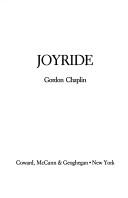 Cover of: Joyride | Gordon Chaplin