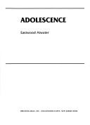 Cover of: Adolescence by Eastwood Atwater