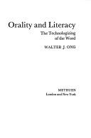 Cover of: Orality and literacy