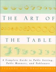 The Art of the Table by Suzanne Von Drachenfels
