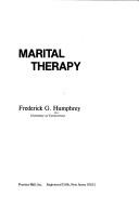 Cover of: Marital therapy by Frederick G. Humphrey