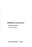 Cover of: Mikhail Lermontov