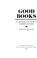 Cover of: Good books: a book lover's companion