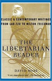 Cover of: The Libertarian Reader by David Boaz