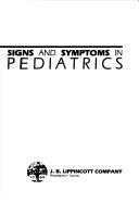 Cover of: Signs and symptoms in pediatrics