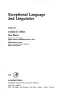 Cover of: Exceptional language and linguistics