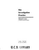 Cover of: Site investigation practice