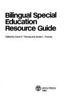 Cover of: Bilingual special education resource guide