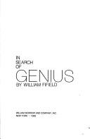 Cover of: In search of genius