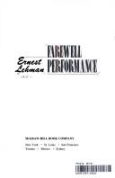 Cover of: Farewell performance by Ernest Lehman