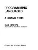 Cover of: Programming languages, a grand tour | 