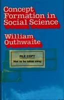 Cover of: Concept formation in social science