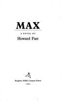 Cover of: Max: a novel