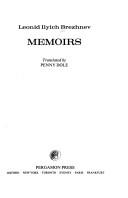 Cover of: Memoirs