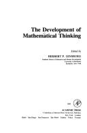 Cover of: The Development of mathematical thinking