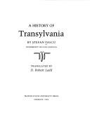 Cover of: A history of Transylvania | SМ§tefan Pascu