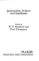 Cover of: Managing public enterprises
