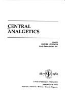 Cover of: Central analgetics